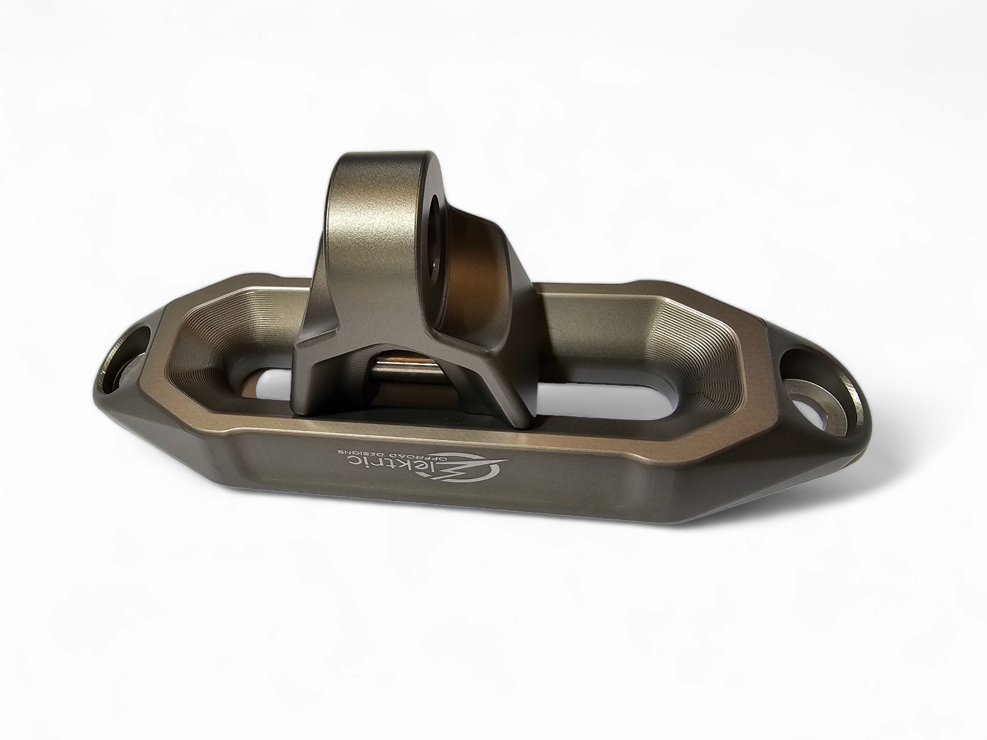 Photo of Elektric Offroad Designs UTV Winch Fairlead and Hook | Gunmetal by Elektric Offroad - Premium Winches & Winch Mounts for UTVs / Side by Sides