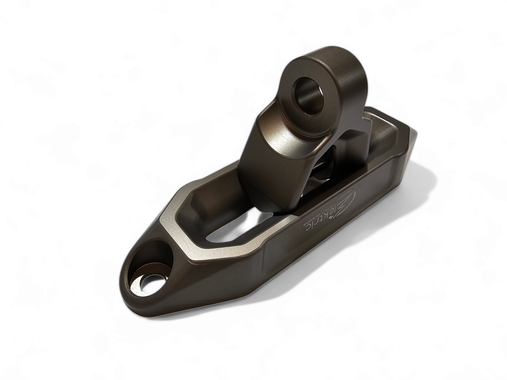 Photo of Elektric Offroad Designs UTV Winch Fairlead and Hook | Gunmetal by Elektric Offroad - Premium Winches & Winch Mounts for UTVs / Side by Sides