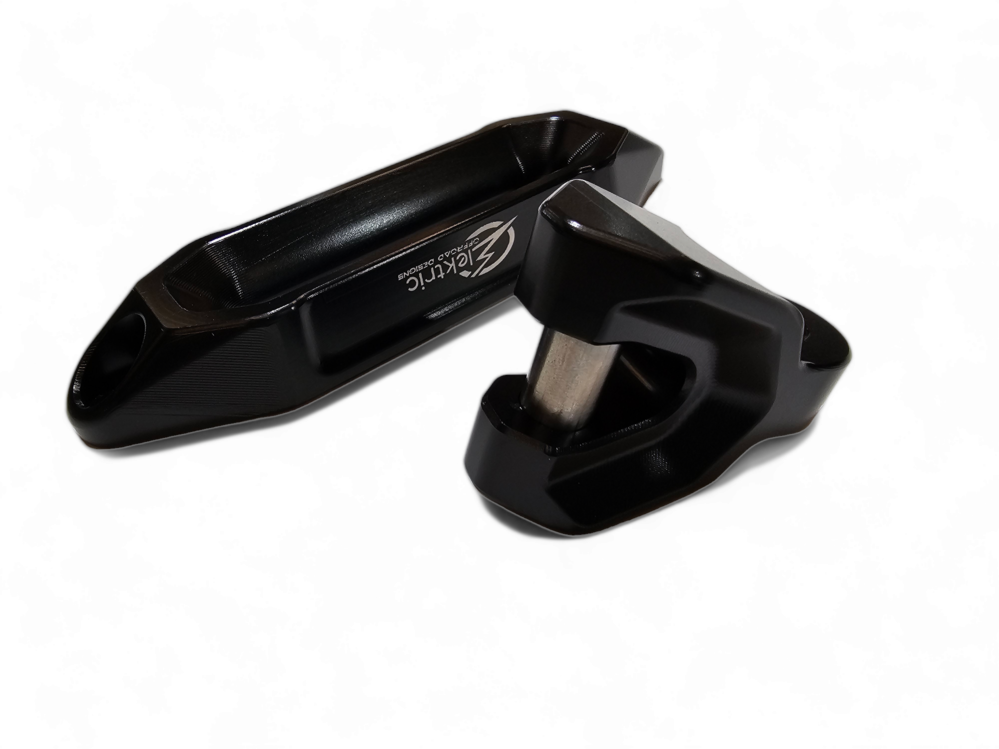 Photo of Elektric Offroad Designs UTV Winch Fairlead and Hook (Black) by Elektric Offroad - Premium UTV Winch Fairlead and Hook Black for UTVs / Side by Sides