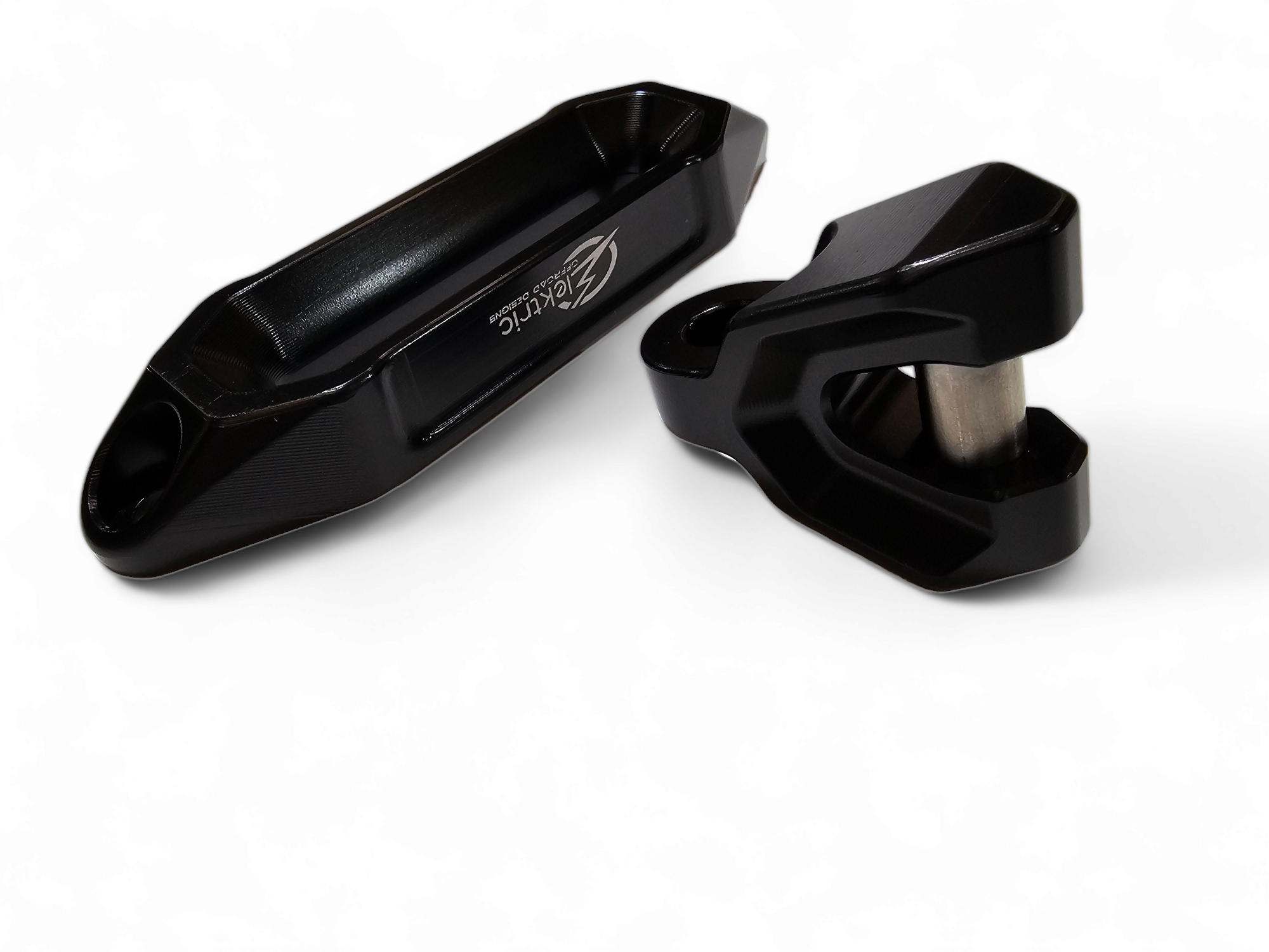 Photo of Elektric Offroad Designs UTV Winch Fairlead and Hook (Black) by Elektric Offroad - Premium UTV Winch Fairlead and Hook Black for UTVs / Side by Sides