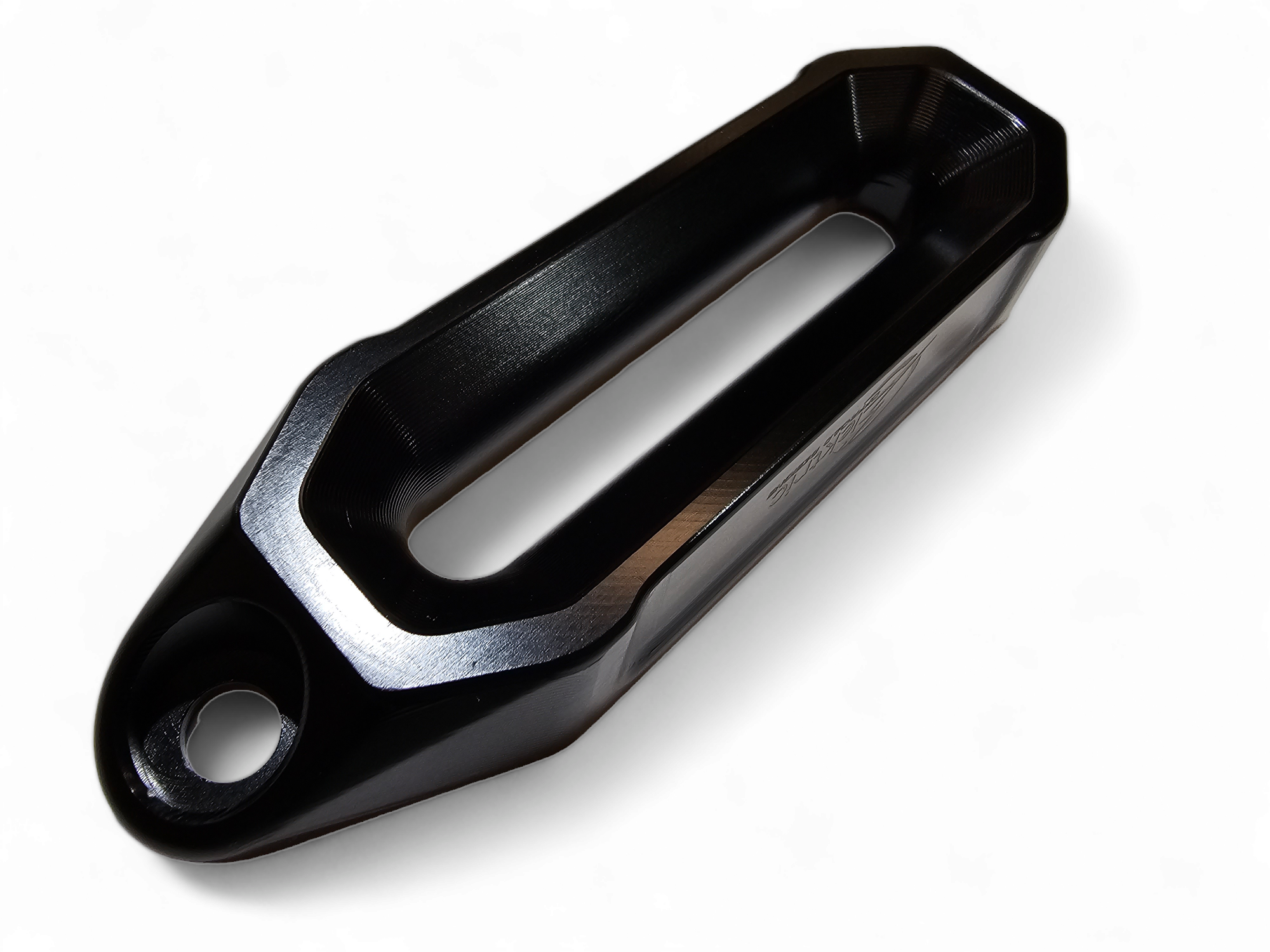 Photo of Elektric Offroad Designs UTV Winch Fairlead and Hook (Black) by Elektric Offroad - Premium UTV Winch Fairlead and Hook Black for UTVs / Side by Sides