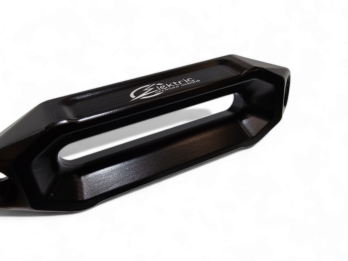 Elektric Offroad Designs UTV Winch Fairlead and Hook - Heavy Duty + Easy Bolt-On (2023)