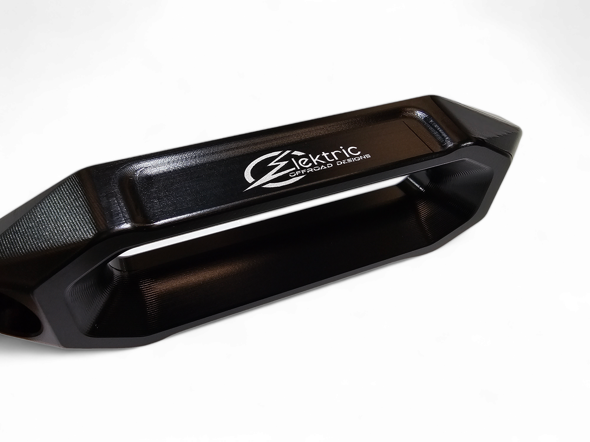 Photo of Elektric Offroad Designs UTV Winch Fairlead and Hook | Black by Elektric Offroad - Premium Winches & Winch Mounts for UTVs / Side by Sides