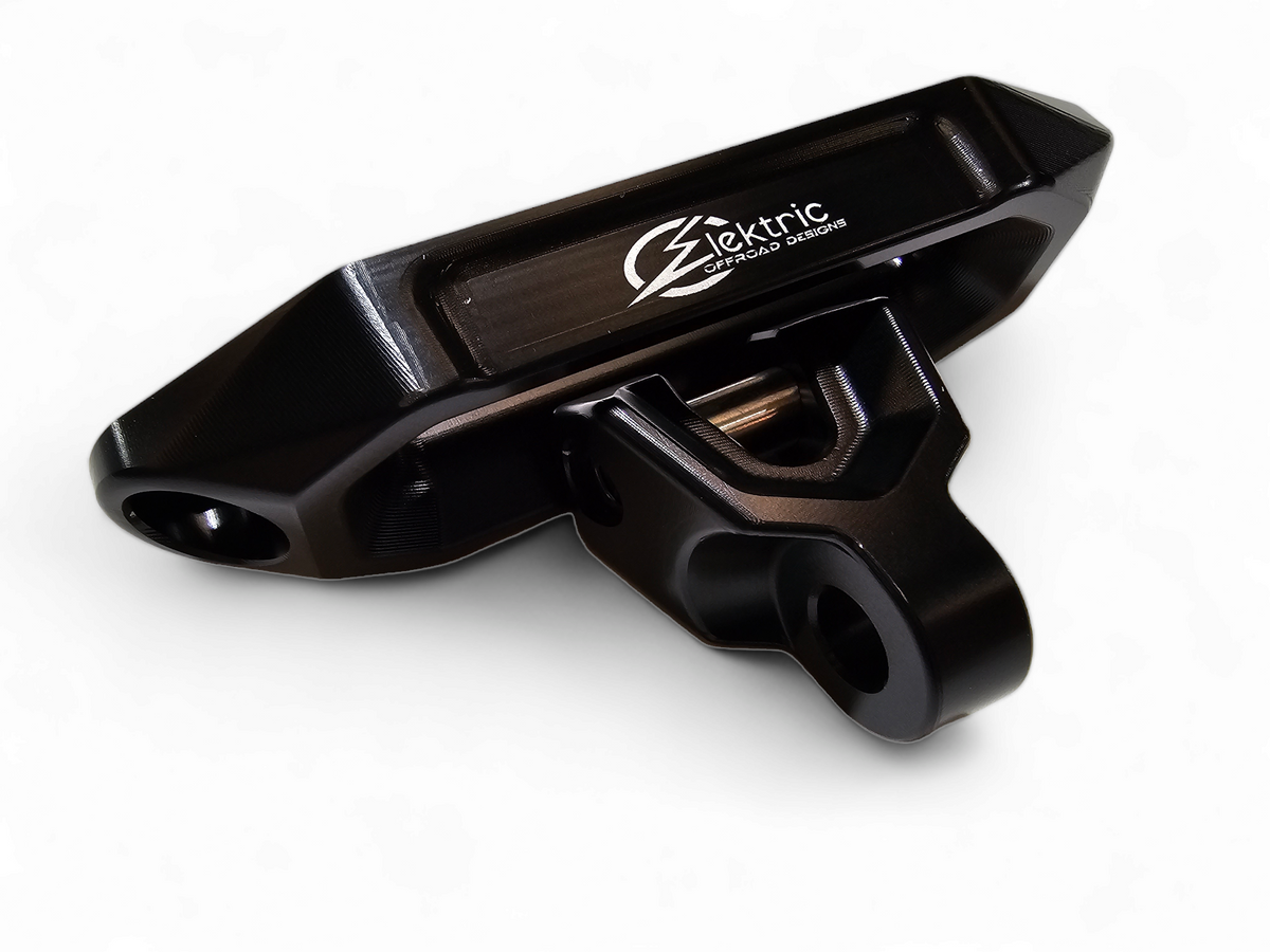 Elektric Offroad Designs UTV Winch Fairlead and Hook - Heavy Duty + Easy Bolt-On (2023)
