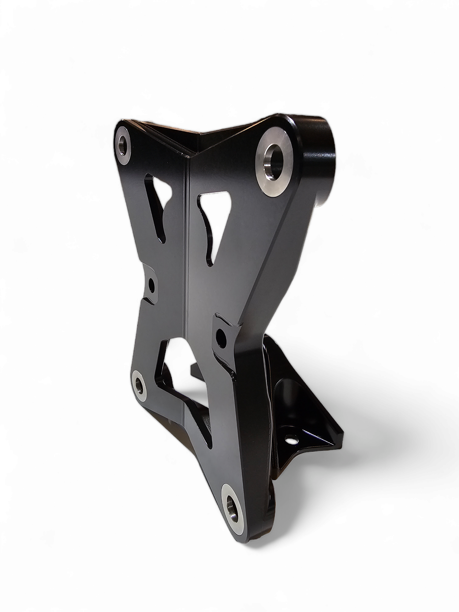 Photo of 2020-2024 Polaris RZR Pro XP Radius Rod Plate with Tow Hook Black by Elektric Offroad - Premium Receivers & Hitches for UTVs / Side by Sides
