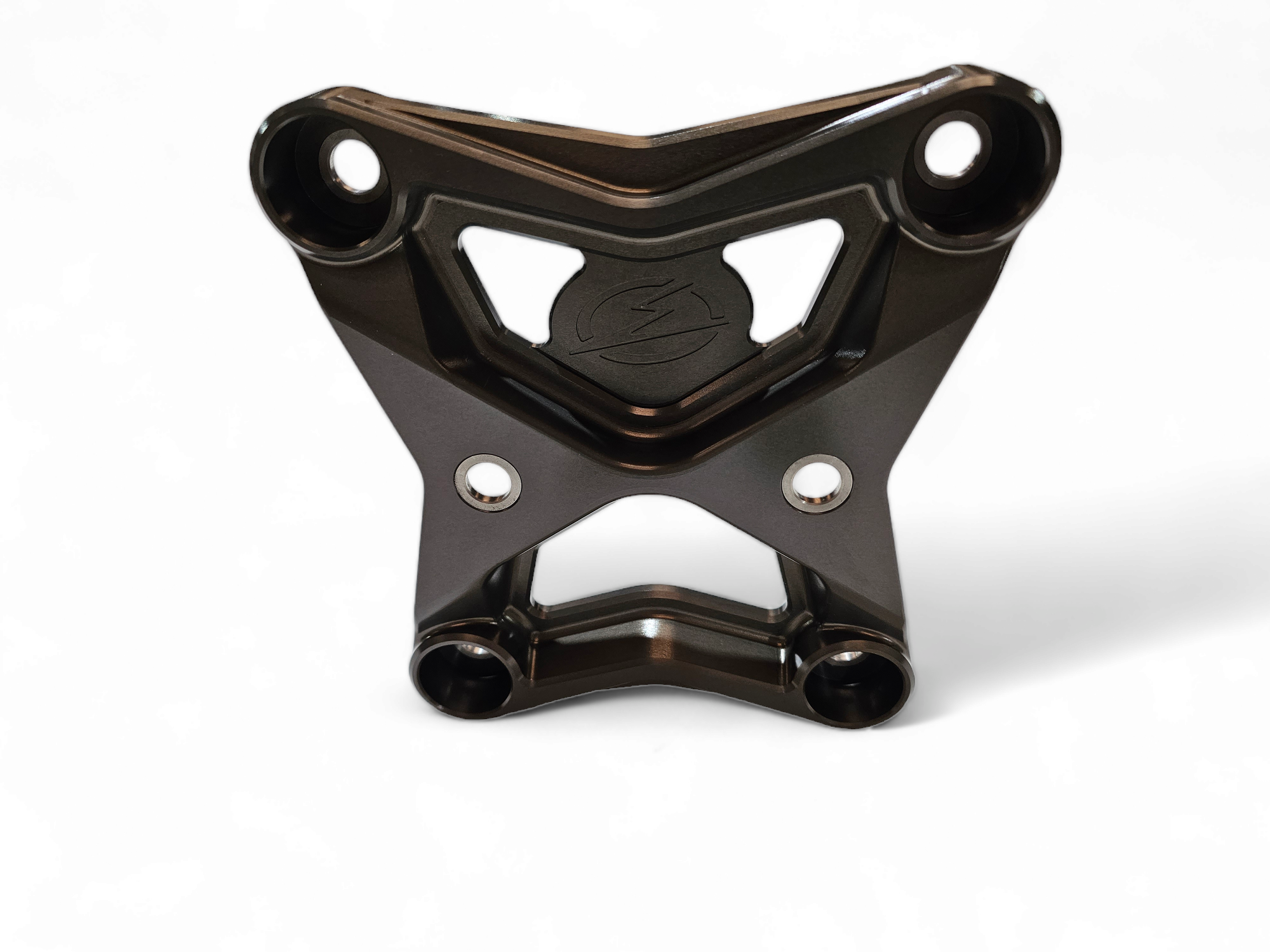 Photo of 2017-2021 Can Am X3 Maverick EOD Radius Rod Plate with Tow Hook Gun Metal by Elektric Offroad - Premium 2017+ Can Am X3 Maverick EOD Radius Rod Plate with Tow Hook Gun Metal for UTVs / Side by Sides