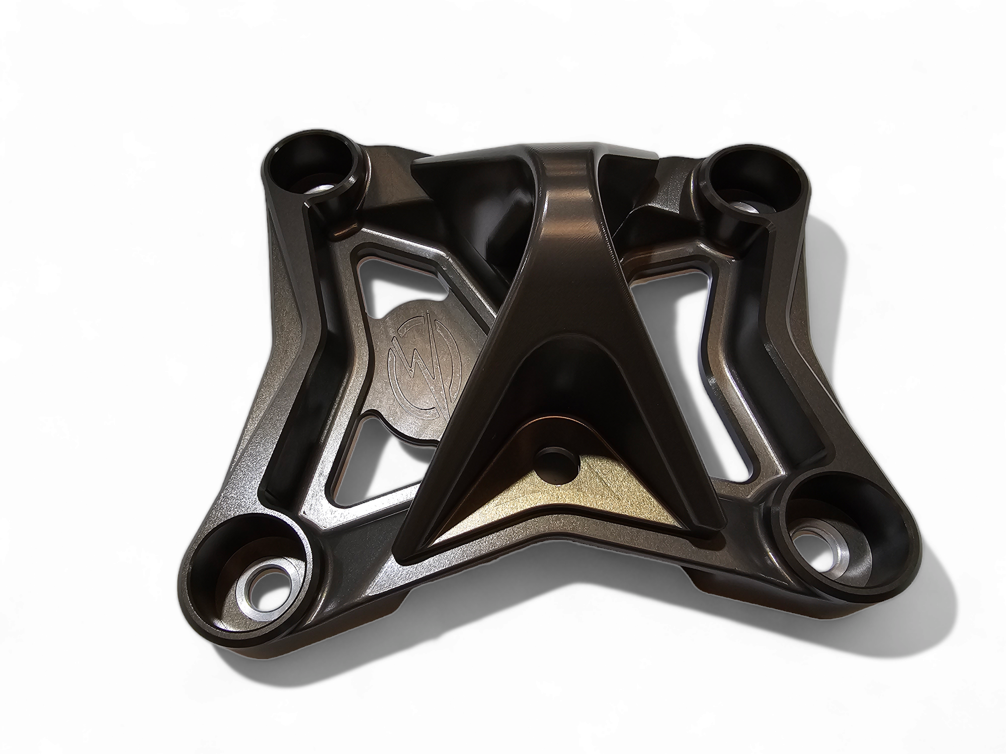 Photo of 2017-2021 Can Am X3 Maverick EOD Radius Rod Plate with Tow Hook Gun Metal by Elektric Offroad - Premium 2017+ Can Am X3 Maverick EOD Radius Rod Plate with Tow Hook Gun Metal for UTVs / Side by Sides