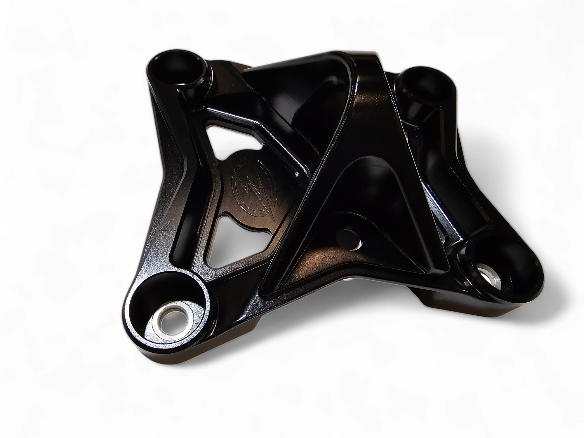 Photo of 2017-2021 Can Am X3 Maverick EOD Radius Rod Plate with Tow Hook Black by Elektric Offroad - Premium 2017+ Can Am X3 Maverick EOD Radius Rod Plate with Tow Hook Black for UTVs / Side by Sides
