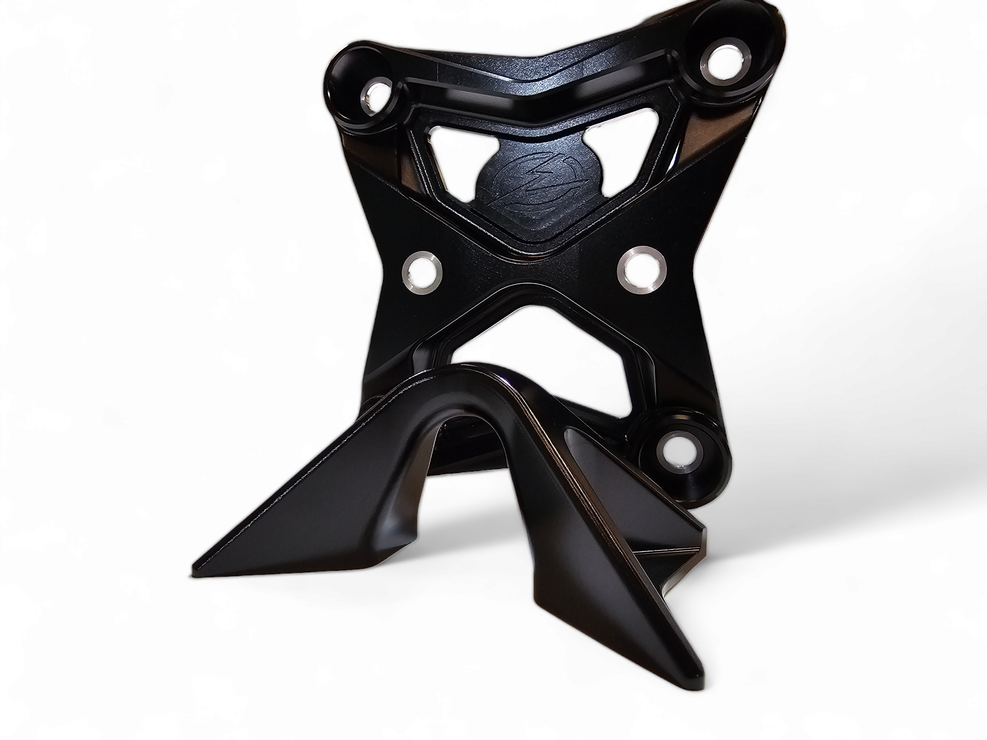 Photo of 2017-2021 Can Am X3 Maverick EOD Radius Rod Plate with Tow Hook Black by Elektric Offroad - Premium 2017+ Can Am X3 Maverick EOD Radius Rod Plate with Tow Hook Black for UTVs / Side by Sides