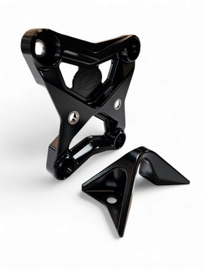Photo of 2017-2021 Can Am X3 Maverick EOD Radius Rod Plate with Tow Hook Black by Elektric Offroad - Premium 2017+ Can Am X3 Maverick EOD Radius Rod Plate with Tow Hook Black for UTVs / Side by Sides