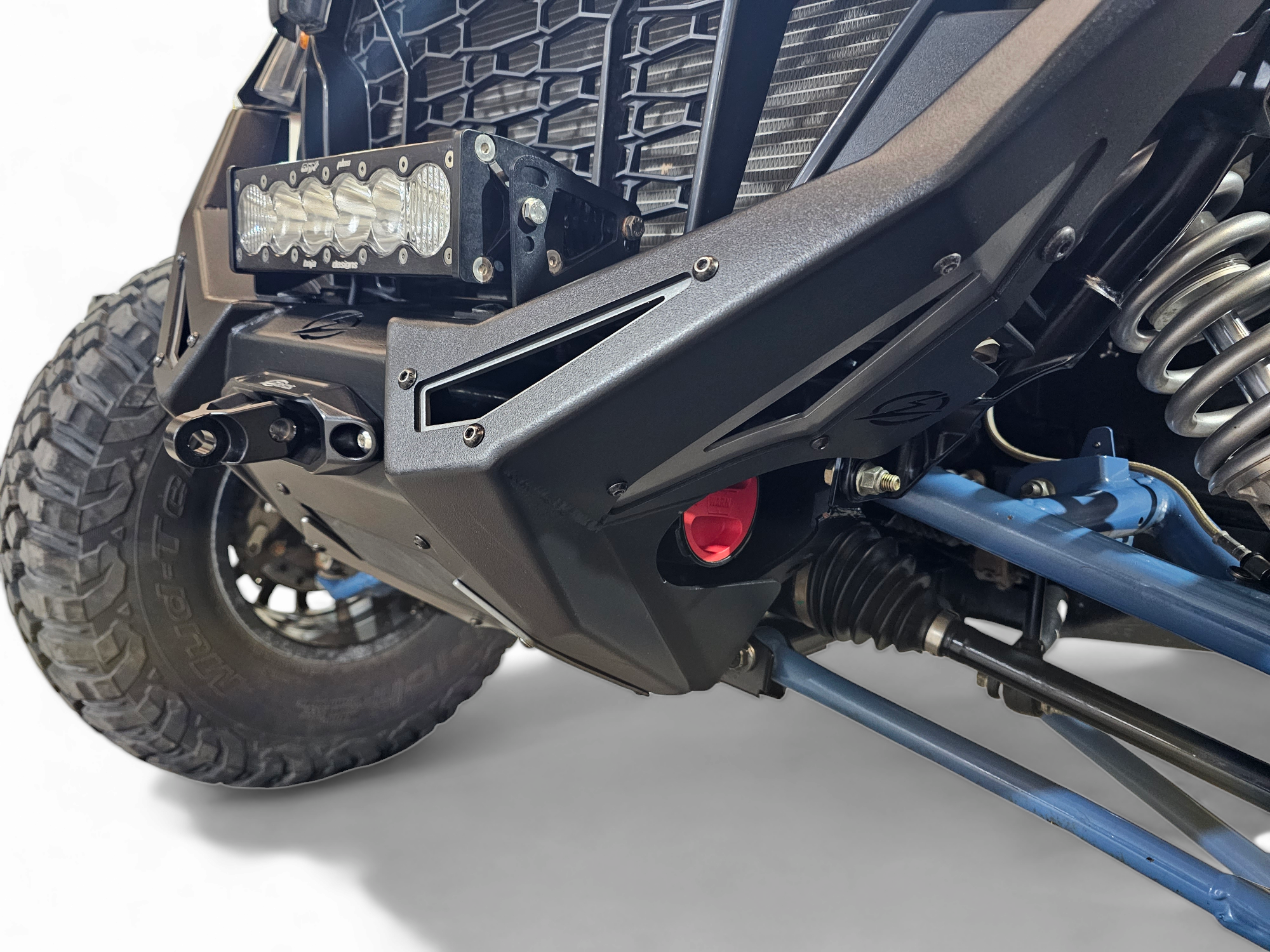 Photo of Elektric Offroad Designs UTV Winch Fairlead and Hook (Black) by Elektric Offroad - Premium UTV Winch Fairlead and Hook Black for UTVs / Side by Sides