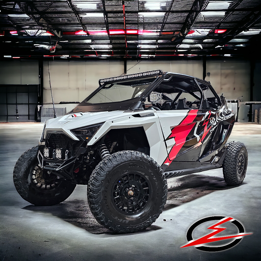 Photo of Squadron Nighthawk Mirror UTV LED Light Kit 1.75" Cage by Elektric Offroad - Premium for UTVs / Side by Sides