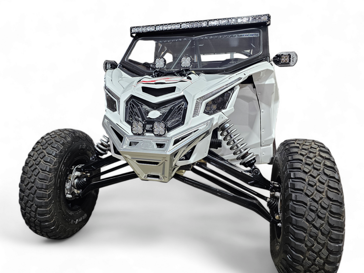 Can-Am Maverick X3 Front Winch Bumper (Clear Anodize)