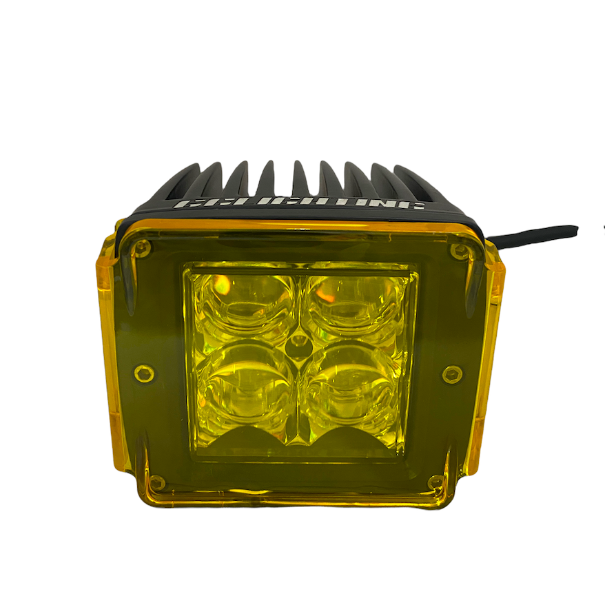 Photo of LED Pod Lens Colored Cover by GGLighting - Premium Light Pods for UTVs / Side by Sides