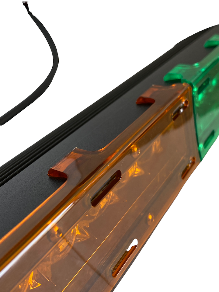 Photo of Single Row Clip On Lens Covers by GGLighting - Premium for UTVs / Side by Sides
