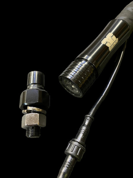 Photo of 5' RGB Multicolor Lighted Whip With Quick Release Base & Remote by GGLighting - Premium Lighted Whips for UTVs / Side by Sides