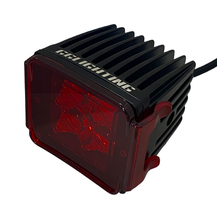 Photo of LED Pod Lens Colored Cover by GGLighting - Premium Light Pods for UTVs / Side by Sides