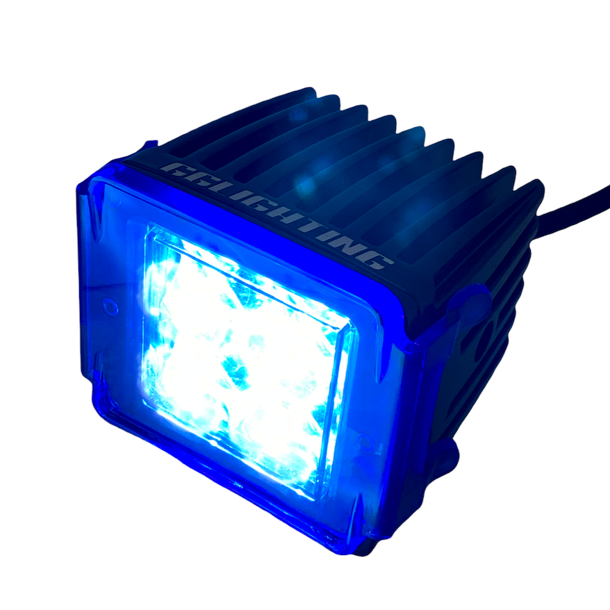 Photo of LED Pod Lens Colored Cover by GGLighting - Premium Light Pods for UTVs / Side by Sides