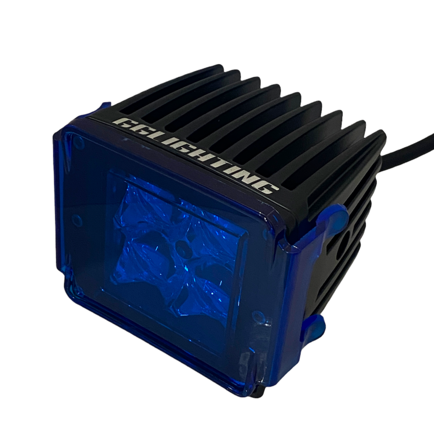 Photo of LED Pod Lens Colored Cover by GGLighting - Premium Light Pods for UTVs / Side by Sides