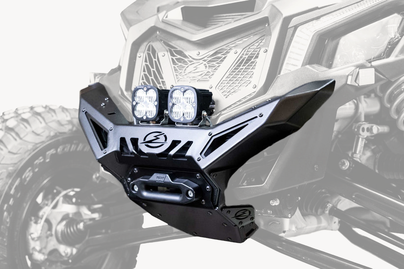 Can Am X3 Maverick Volt Series Winch Front Bumper - Recovery + Lighting (2017-2024)