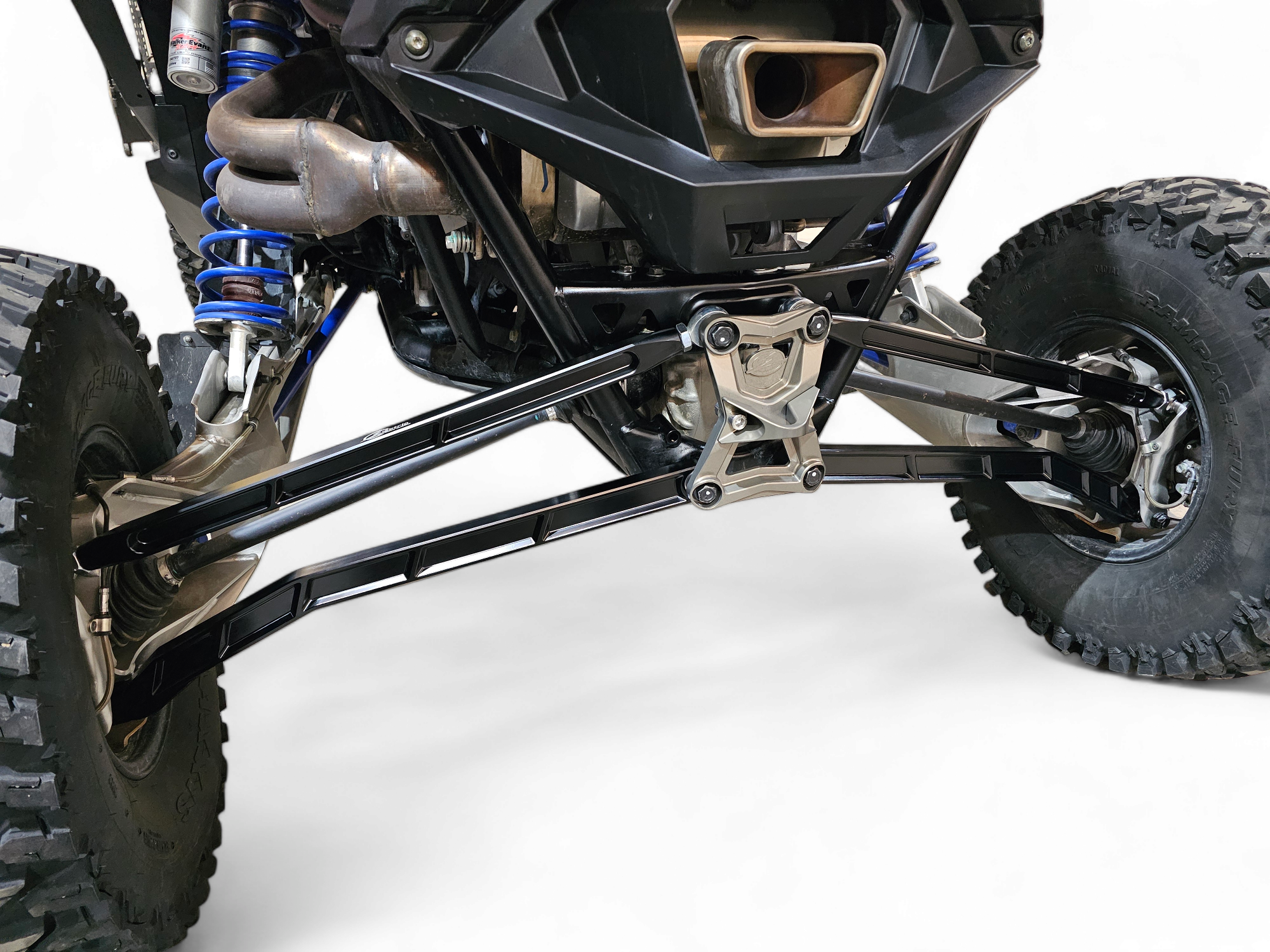 Photo of 2022 to Current Polaris RZR Pro R, Pro S, Turbo R High Clearance Radius Rods in Black Finish by Elektric Offroad - Premium 2022 to Current Polaris RZR Pro R, Pro S, Turbo R High Clearance Radius Rods in Black Finish for UTVs / Side by Sides