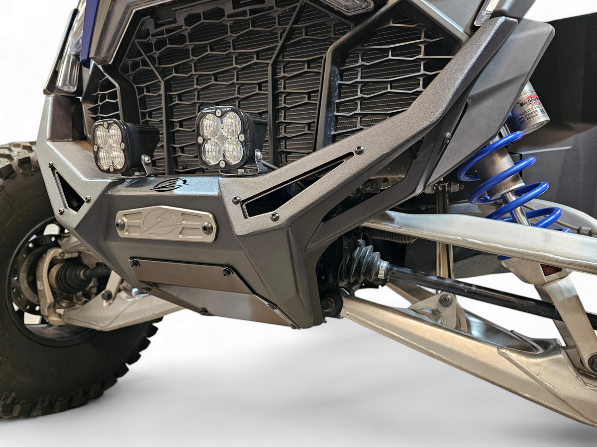 Elektric Offroad Designs UTV Fairlead Cover Plate - Protects Winch Opening + Durable Gunmetal Finish (Universal)