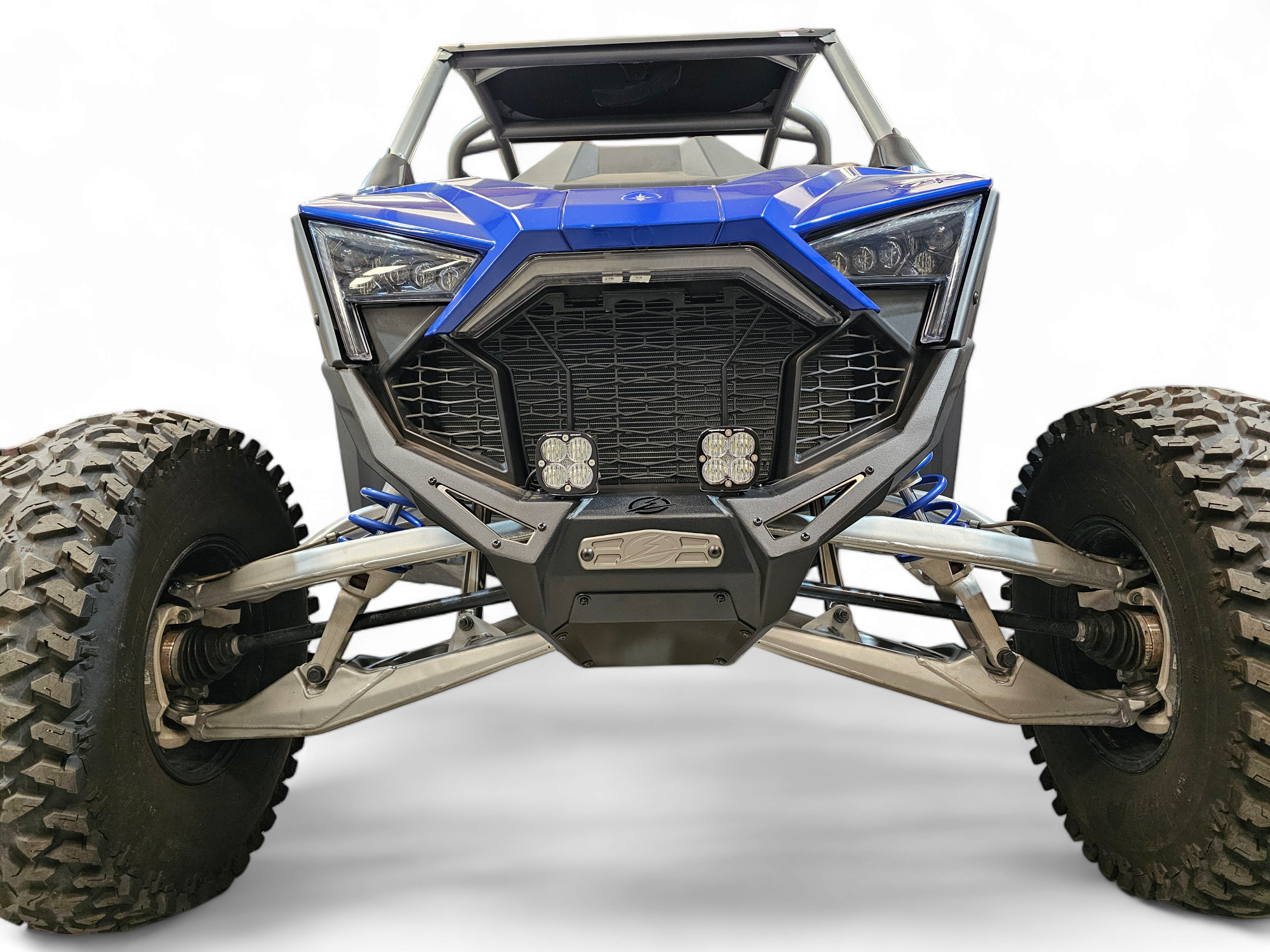 Photo of Elektric Offroad Designs UTV Winch Fairlead Cover Plate | Gun Metal by Elektric Offroad - Premium Winches & Winch Mounts for UTVs / Side by Sides