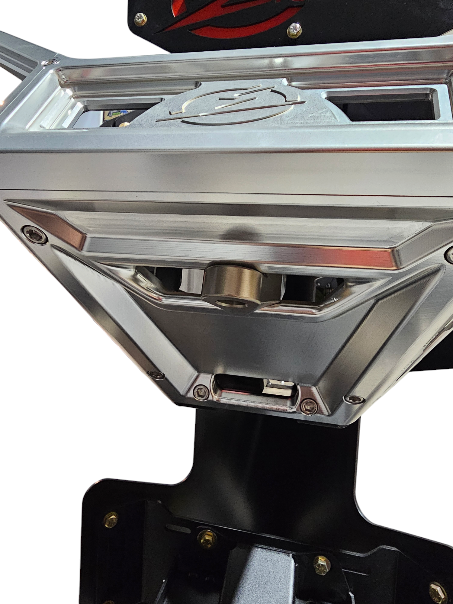 Photo of Winch Hook For EOD Billet Series Bumpers Anodized Gun Metal Finish by Elektric Offroad - Premium Winches & Winch Mounts for UTVs / Side by Sides