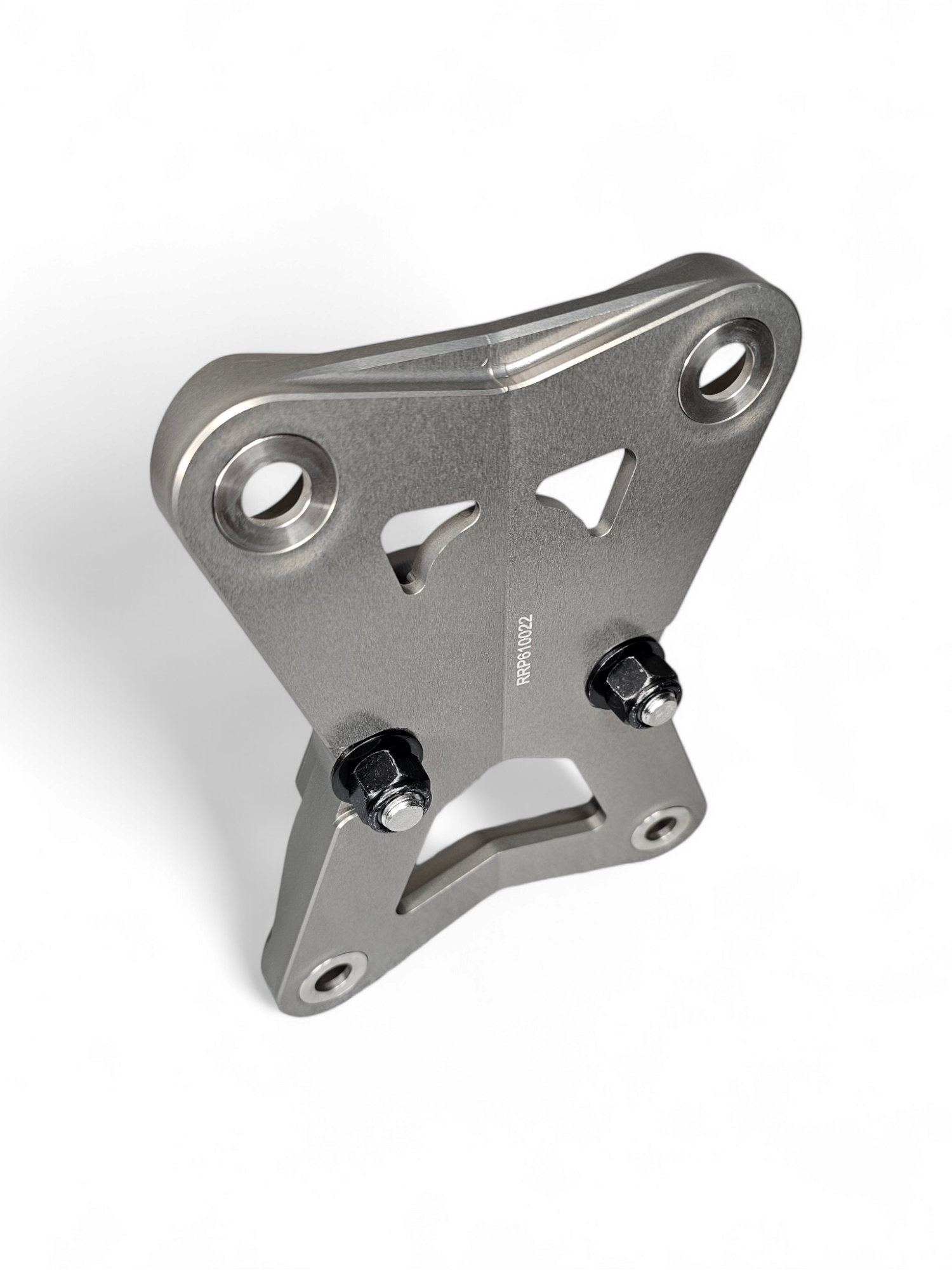 Photo of 2022-2024 Polaris RZR Turbo R/Pro R EOD Radius Rod Plate with Tow Hook Gunmetal by Elektric Offroad - Premium Receivers & Hitches for UTVs / Side by Sides