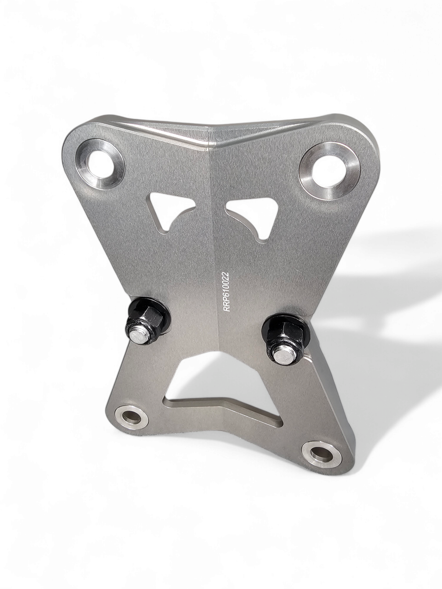 Photo of 2022-2024 Polaris RZR Turbo R/Pro R EOD Radius Rod Plate with Tow Hook Gunmetal by Elektric Offroad - Premium Receivers & Hitches for UTVs / Side by Sides