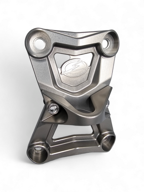 Photo of 2022-2025 Polaris RZR Turbo R/Pro R EOD Radius Rod Plate with Tow Hook Gunmetal by Elektric Offroad - Premium 2022+ Polaris RZR Turbo R/Pro R EOD Radius Rod Plate with Tow Hook Gun Metal for UTVs / Side by Sides