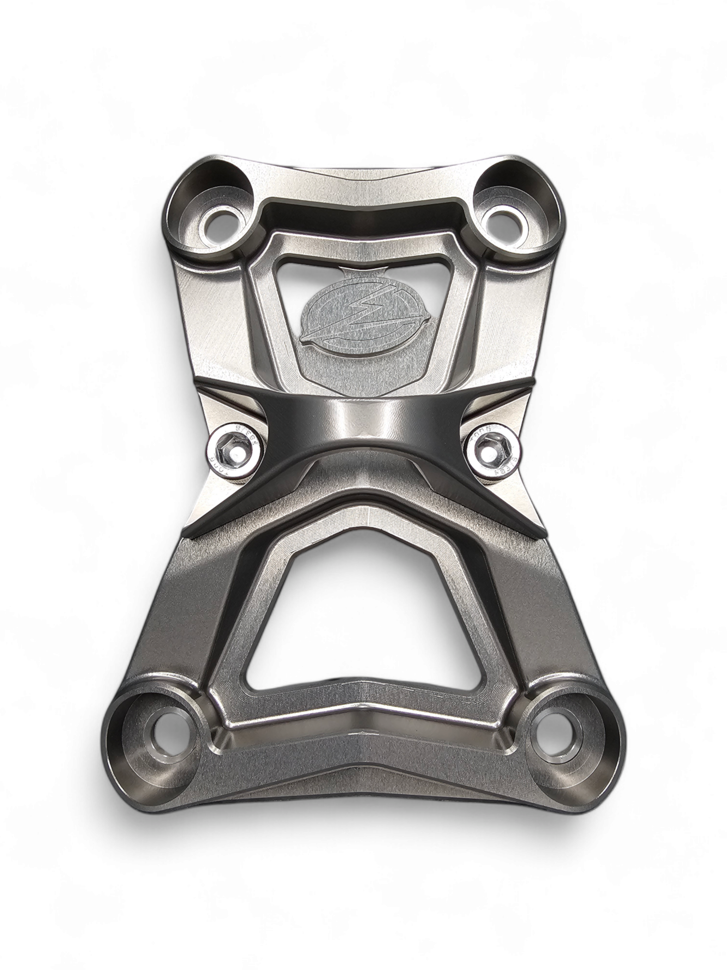 Photo of 2022-2024 Polaris RZR Turbo R/Pro R EOD Radius Rod Plate with Tow Hook Gunmetal by Elektric Offroad - Premium Receivers & Hitches for UTVs / Side by Sides