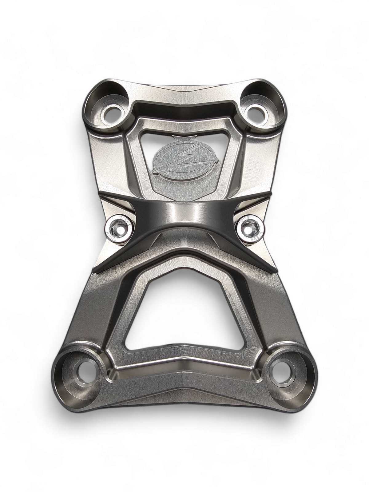 Photo of 2022-2025 Polaris RZR Turbo R/Pro R EOD Radius Rod Plate with Tow Hook Gunmetal by Elektric Offroad - Premium 2022+ Polaris RZR Turbo R/Pro R EOD Radius Rod Plate with Tow Hook Gun Metal for UTVs / Side by Sides