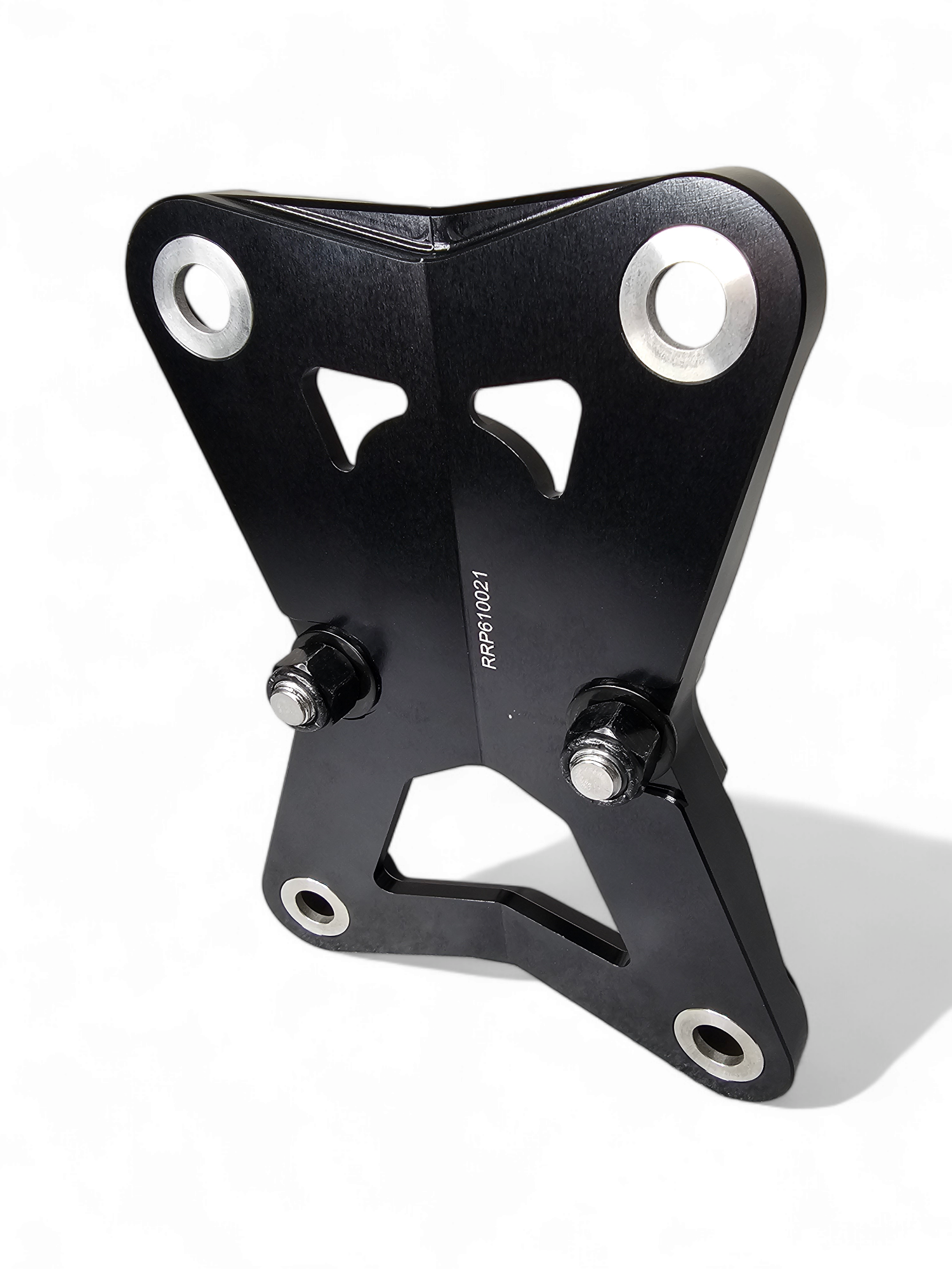 Photo of 2022-2024 Polaris RZR Turbo R/Pro R Radius Rod Plate with Tow Hook Black by Elektric Offroad - Premium Receivers & Hitches for UTVs / Side by Sides