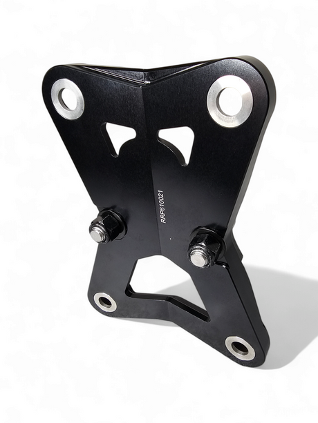 Photo of 2022-2025 Polaris RZR Turbo R/Pro R Radius Rod Plate with Tow Hook Black by Elektric Offroad - Premium 2022+ Polaris RZR Turbo R/Pro R EOD Radius Rod Plate Black for UTVs / Side by Sides