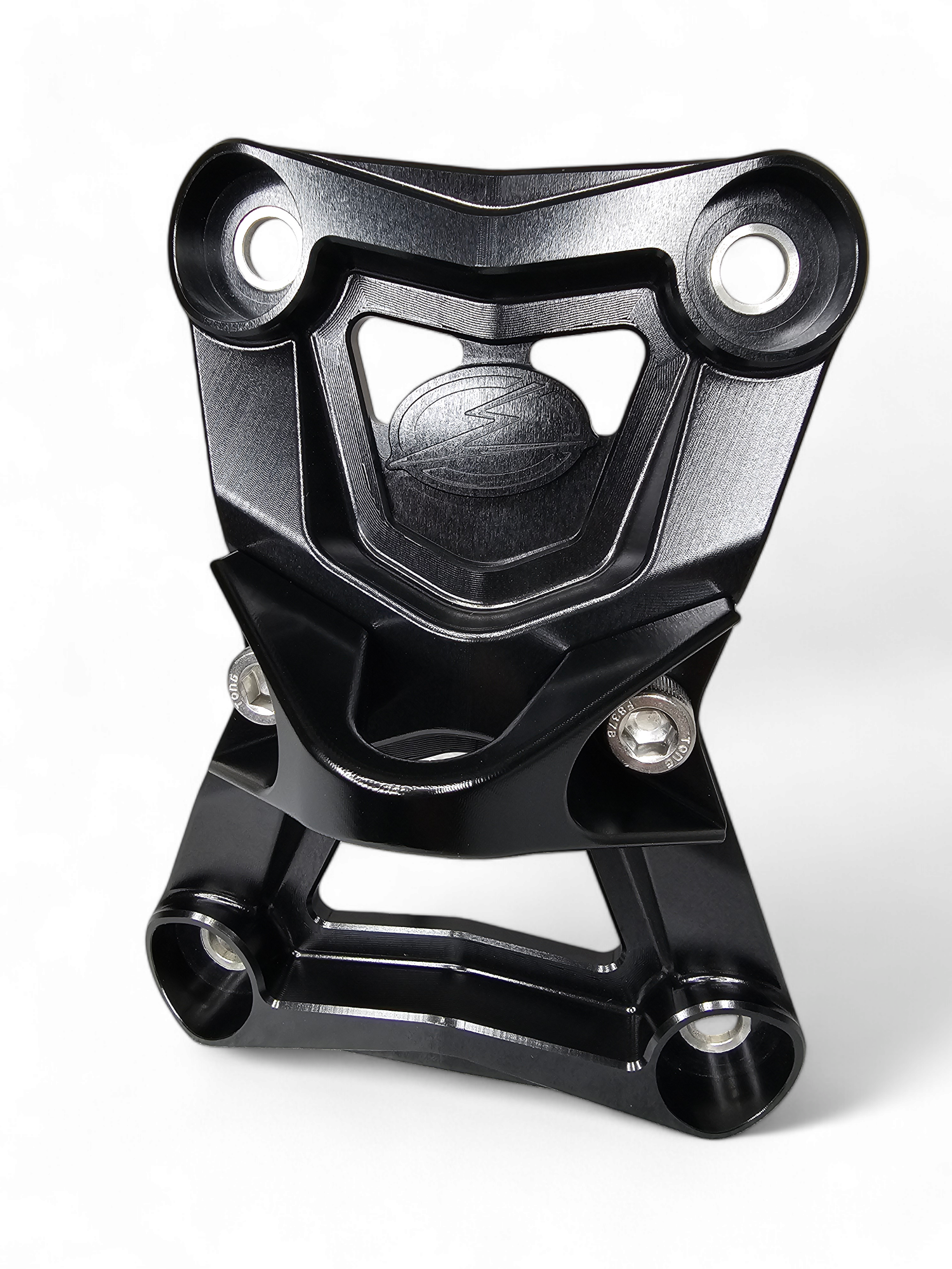 Photo of 2022-2024 Polaris RZR Turbo R/Pro R Radius Rod Plate with Tow Hook Black by Elektric Offroad - Premium Receivers & Hitches for UTVs / Side by Sides