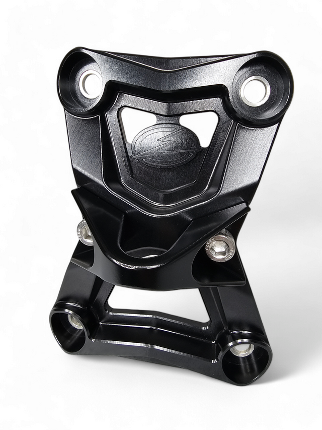 Photo of 2022-2025 Polaris RZR Turbo R/Pro R Radius Rod Plate with Tow Hook Black by Elektric Offroad - Premium 2022+ Polaris RZR Turbo R/Pro R EOD Radius Rod Plate Black for UTVs / Side by Sides