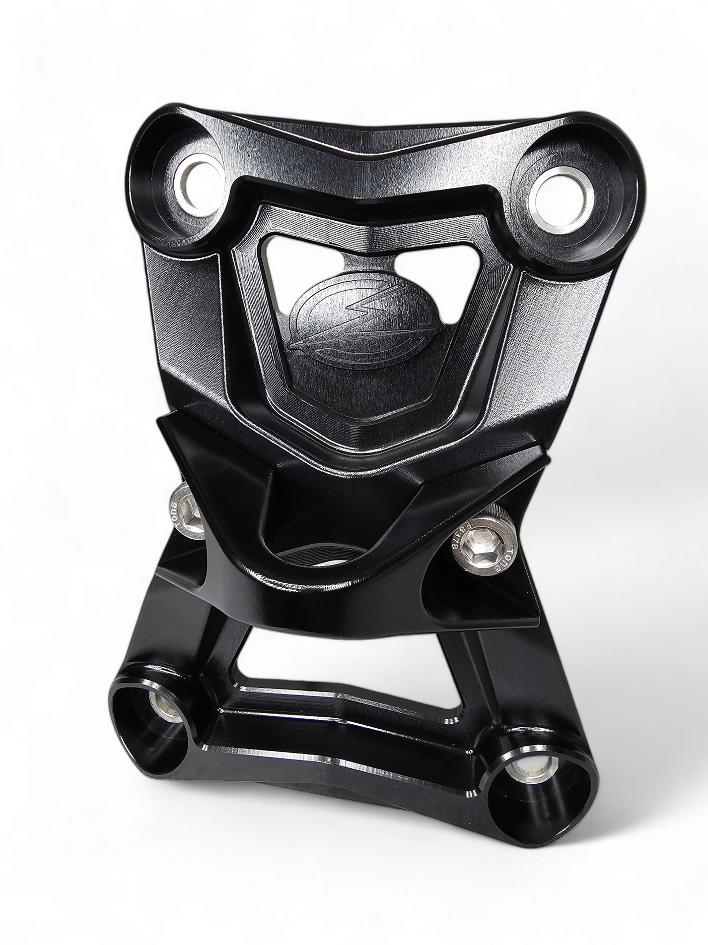 2022-2025 Polaris RZR Turbo R/Pro R Radius Rod Plate with Tow Hook - Black