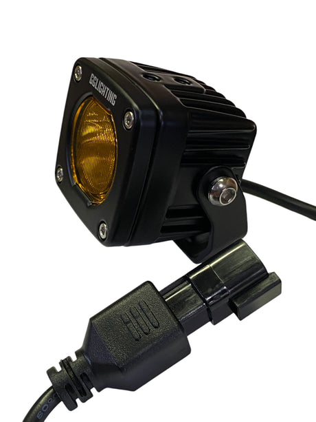 Photo of GP5 Single LED Pod Light Amber + Free Clear Lens by GGLighting - Premium for UTVs / Side by Sides
