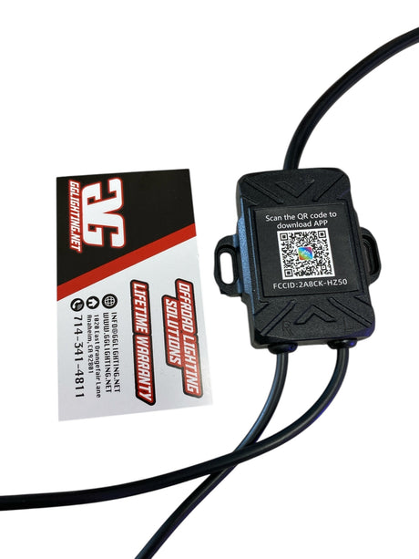 Photo of 2' Full Color RGB Fat Whip Pair With Bluetooth/Remote by GGLighting - Premium for UTVs / Side by Sides