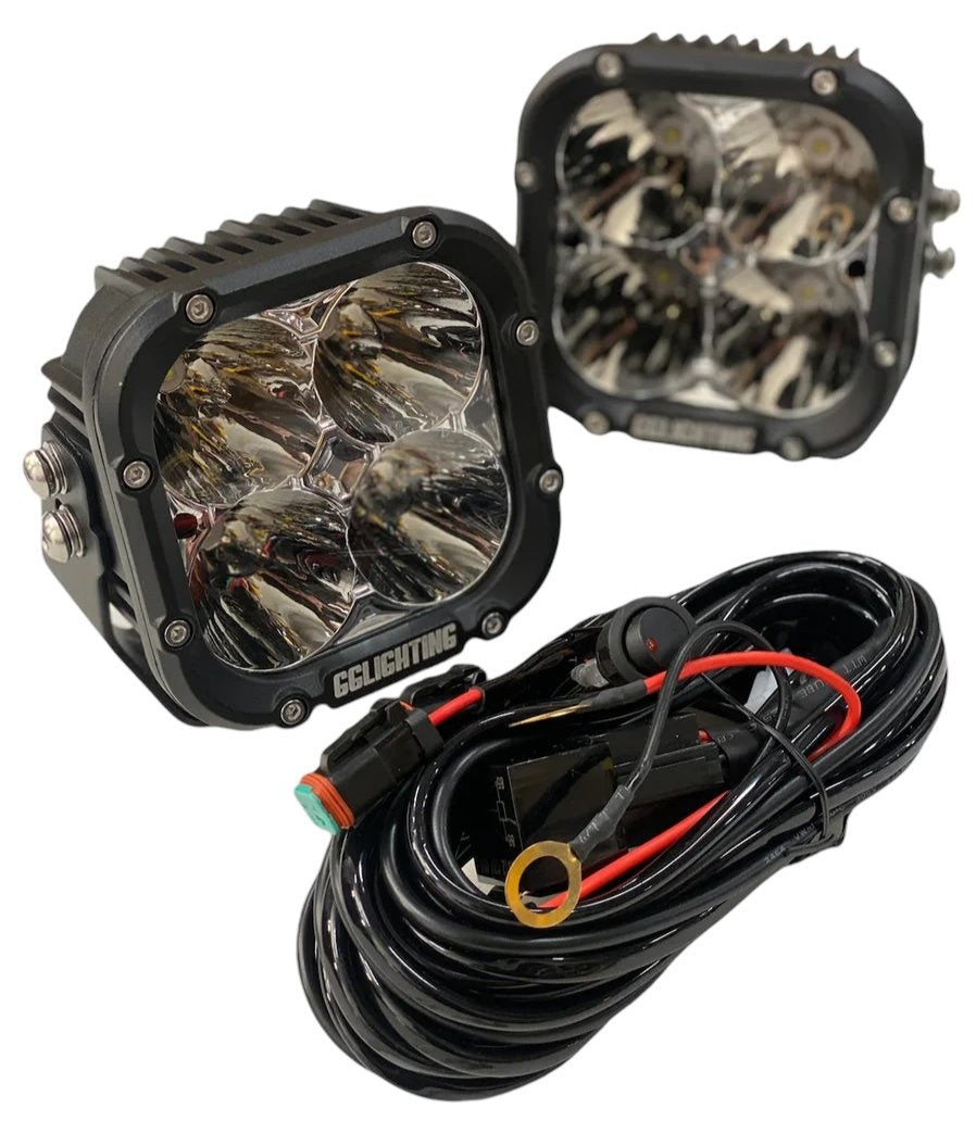 Photo of GP40 Pod Bundle With Wiring Harness by GGLighting - Premium for UTVs / Side by Sides