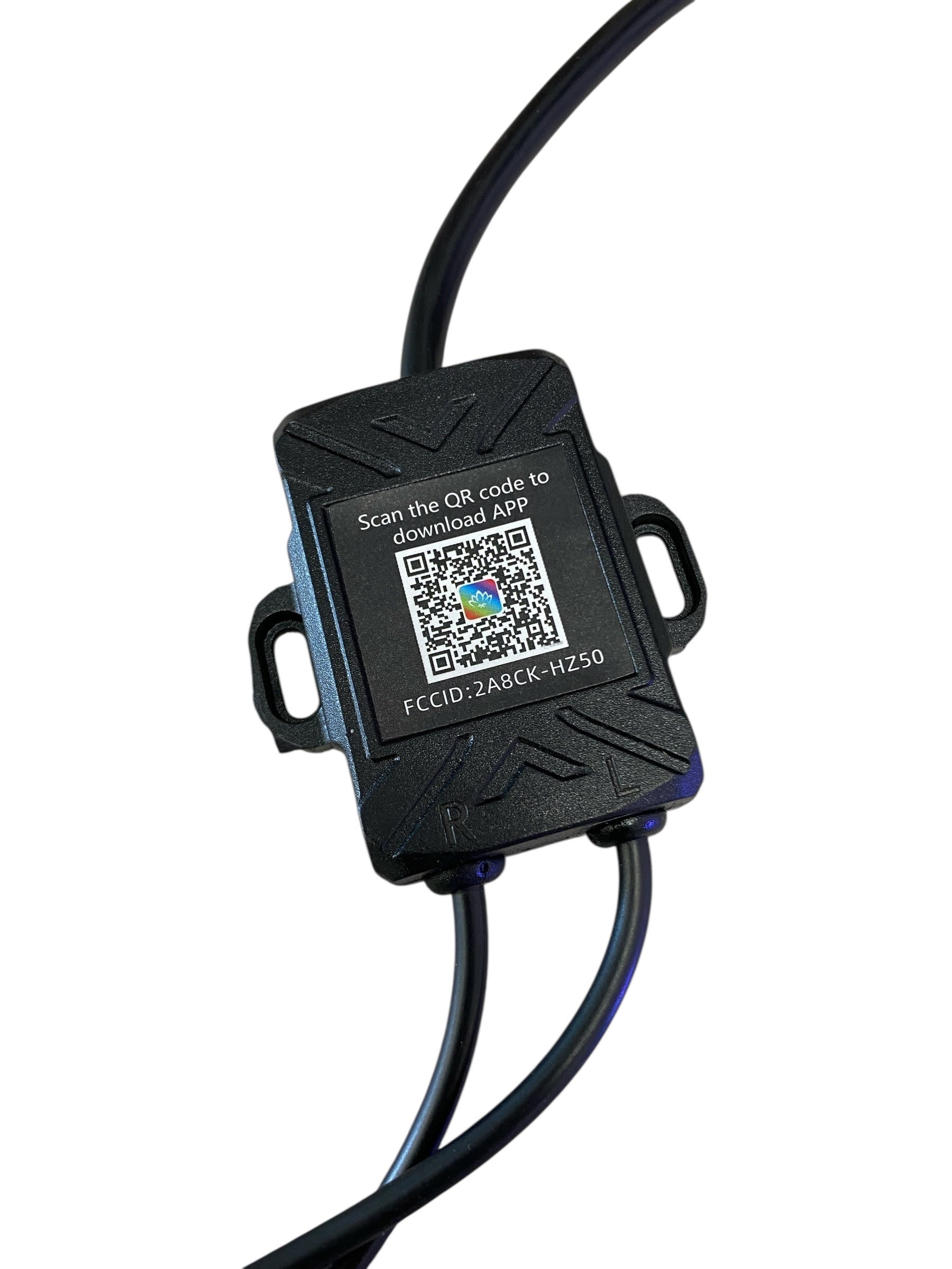 Photo of 2' Full Color RGB Fat Whip Pair With Bluetooth/Remote by GGLighting - Premium for UTVs / Side by Sides