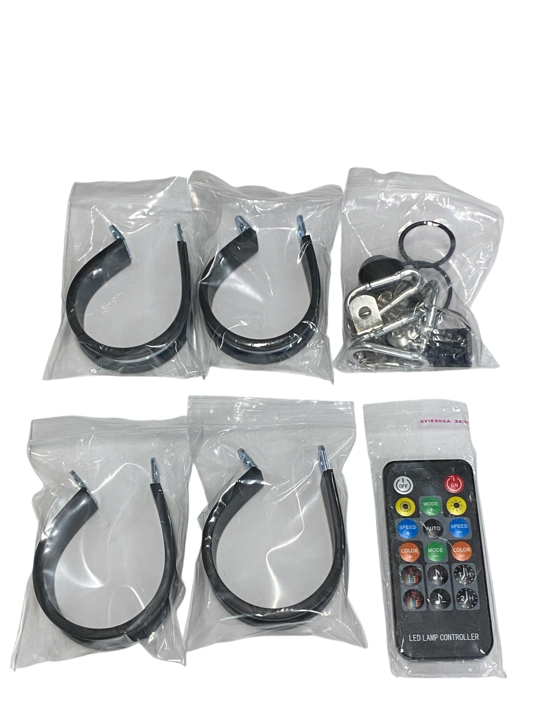 Photo of 2' Full Color RGB Fat Whip Pair With Bluetooth/Remote by GGLighting - Premium for UTVs / Side by Sides