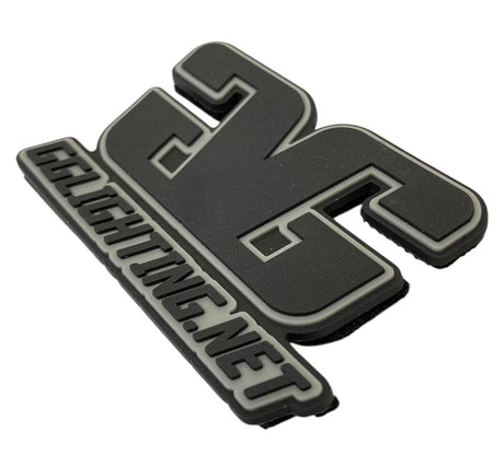 Photo of GG Lighting Patch Grey Logo by GGLighting - Premium for UTVs / Side by Sides