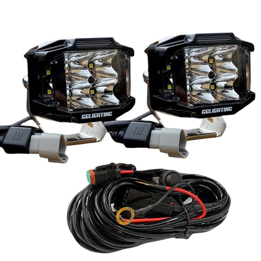 Photo of CB30 Pod Bundle With Wiring Harness by GGLighting - Premium Light Pods for UTVs / Side by Sides