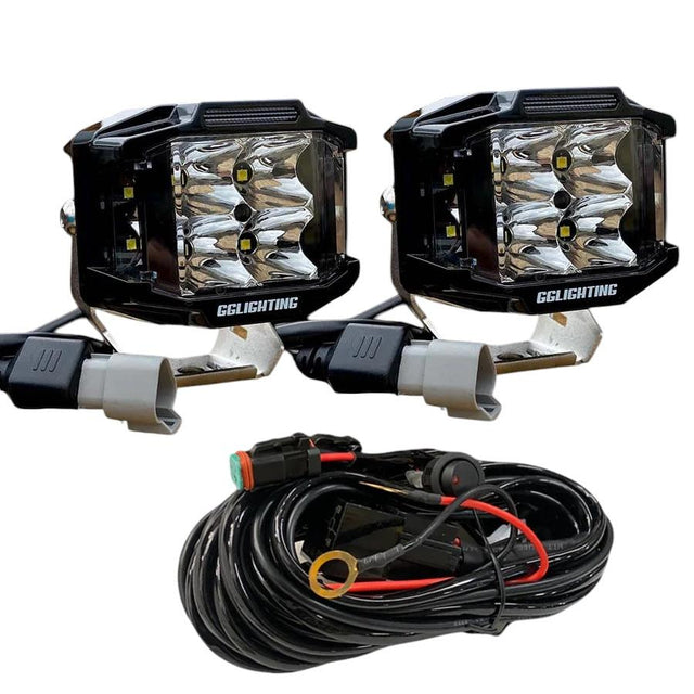 Photo of CB30 Pod Bundle With Wiring Harness by GGLighting - Premium Light Pods for UTVs / Side by Sides