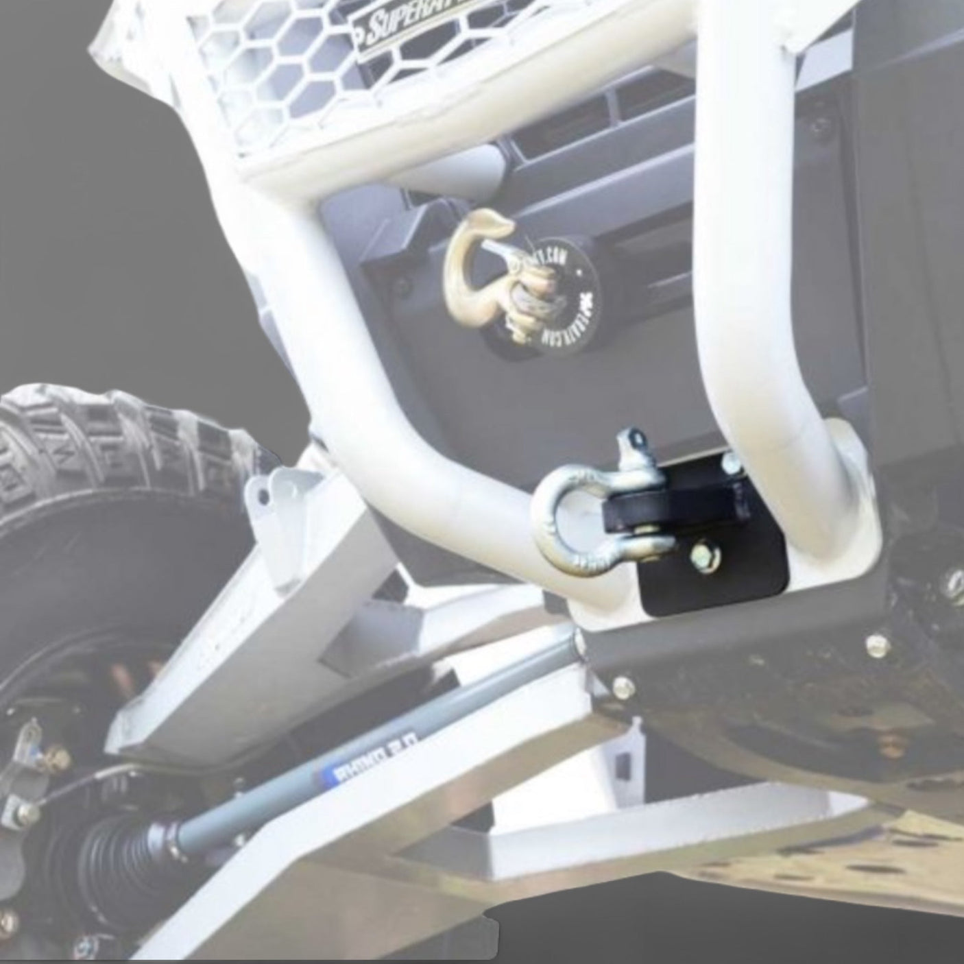 Photo of Polaris RZR Hitch Plate by L&W Fab - Premium Receivers & Hitches for UTVs / Side by Sides