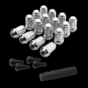 Spline Drive Lug Nuts Kit 12mm x 1.50 with Slim Profile Spline Drive Socket