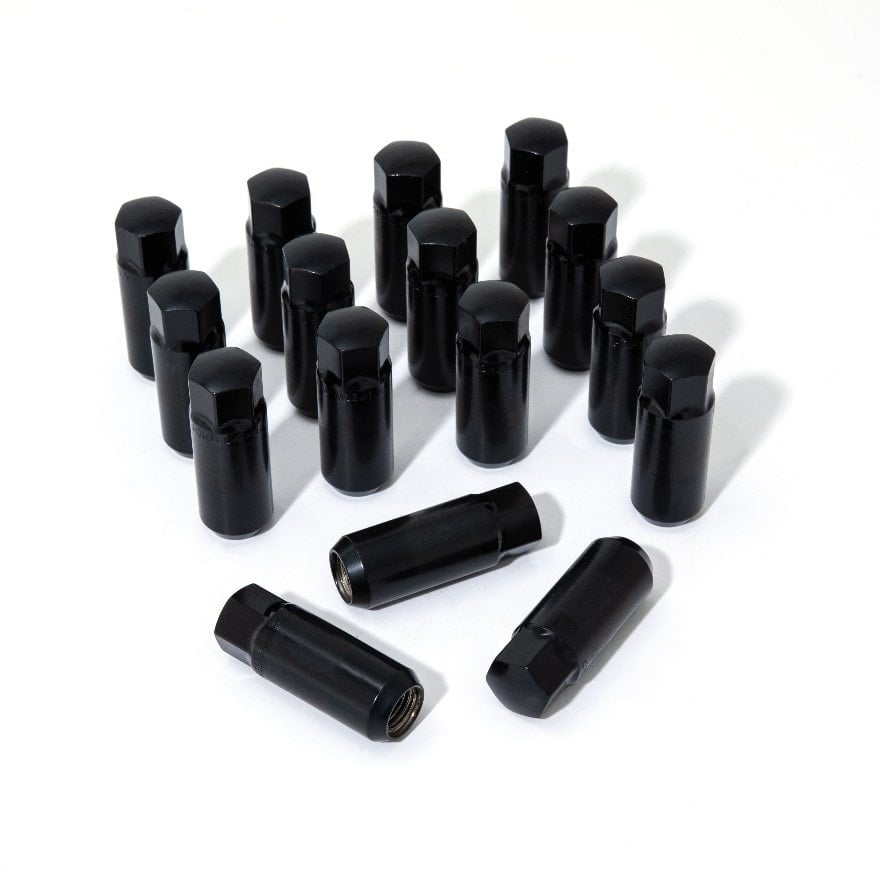 Photo of Gorilla Black Race Lug Kit - 12mm x 1.50 - 2.15" by Gorilla Automotive - Premium Lug Nuts & Studs for UTVs / Side by Sides