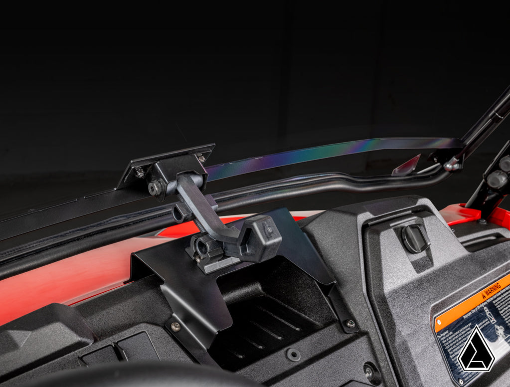 Honda Pioneer 700 Flip Windshield lower latch open — Assault Industries